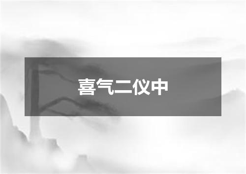 喜气二仪中