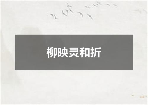 柳映灵和折