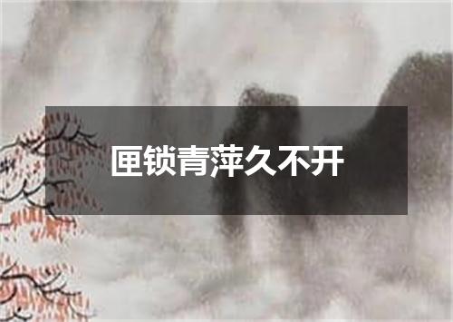 匣锁青萍久不开