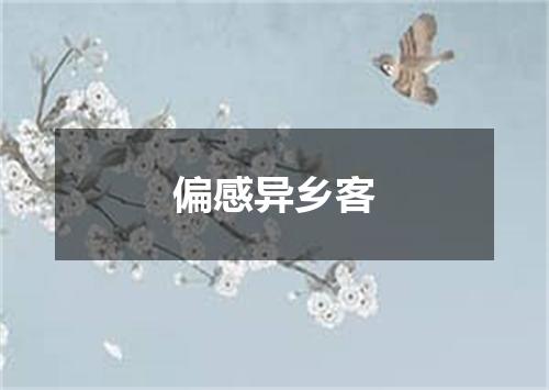 偏感异乡客