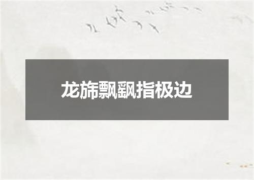 龙旆飘飖指极边