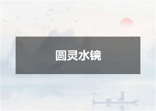 圆灵水镜