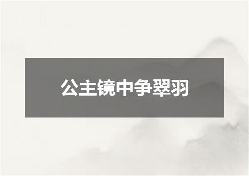 公主镜中争翠羽