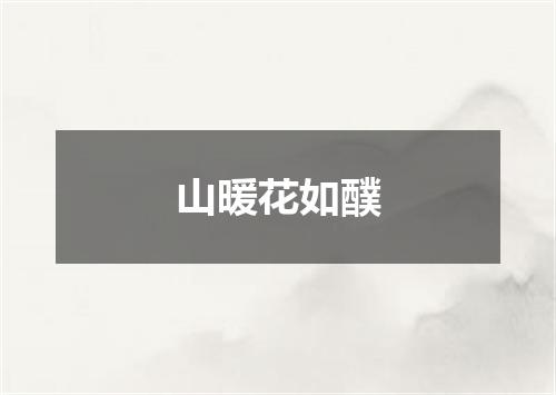 山暖花如醭