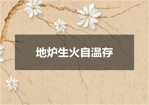 地炉生火自温存