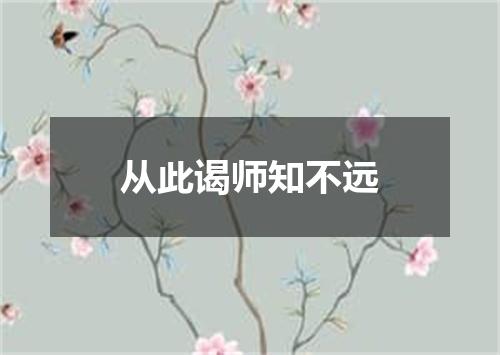 从此谒师知不远