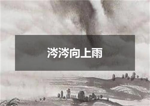 涔涔向上雨