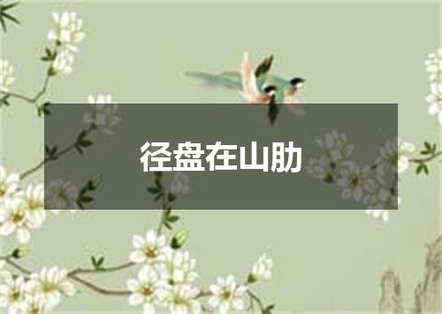 径盘在山肋