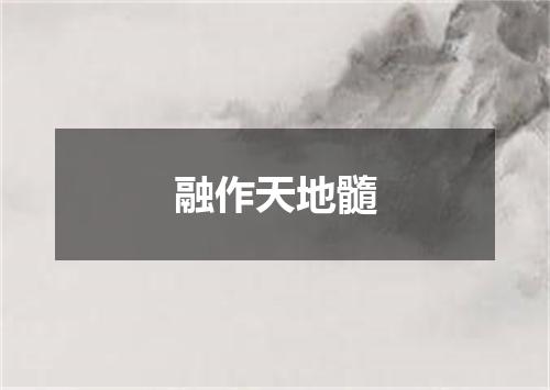 融作天地髓