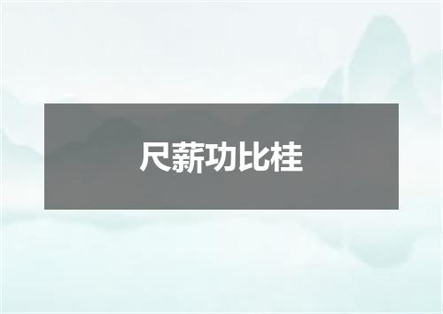 尺薪功比桂