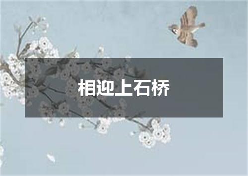 相迎上石桥