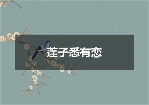 蓬子悉有恋