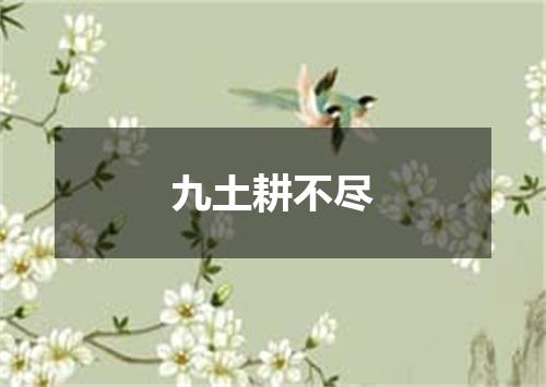 九土耕不尽