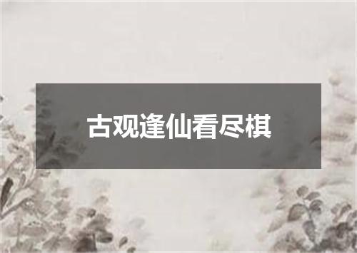 古观逢仙看尽棋