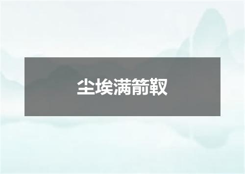 尘埃满箭靫