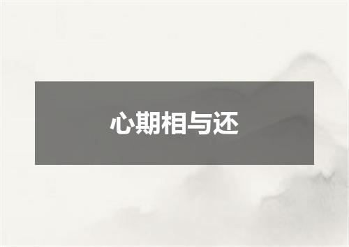 心期相与还