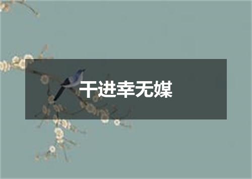 干进幸无媒