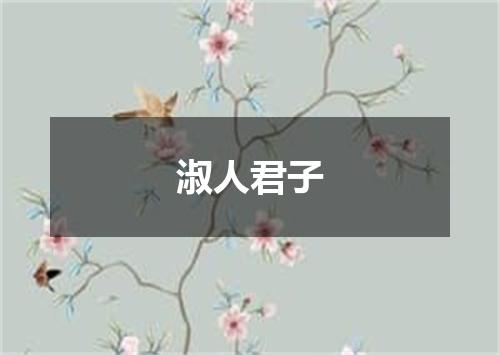 淑人君子