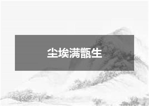 尘埃满甑生
