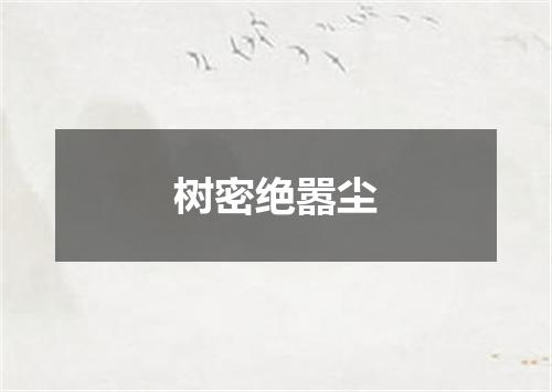 树密绝嚣尘