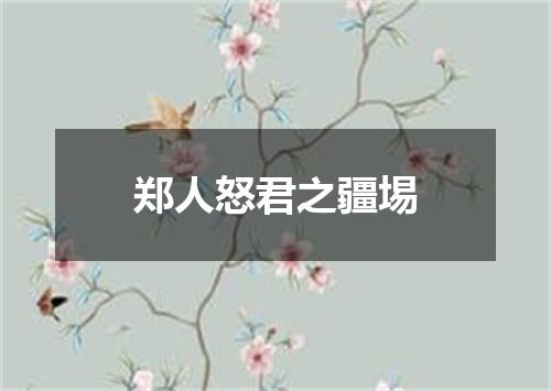 郑人怒君之疆埸