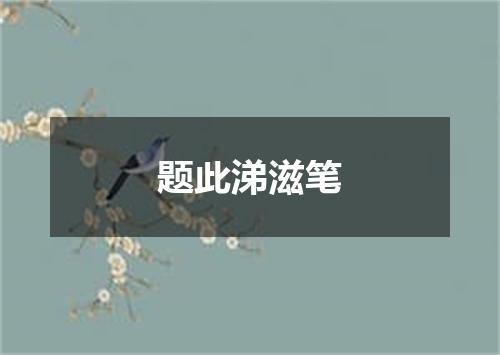 题此涕滋笔