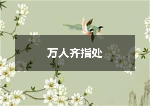 万人齐指处