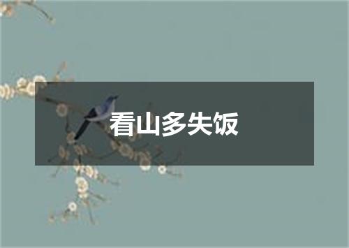 看山多失饭