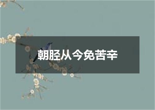 朝胫从今免苦辛