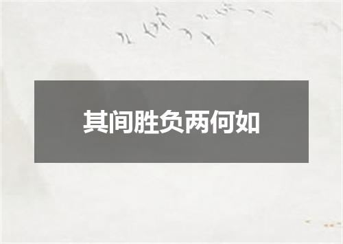 其间胜负两何如