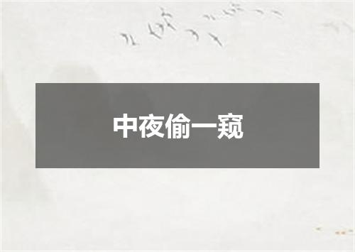 中夜偷一窥