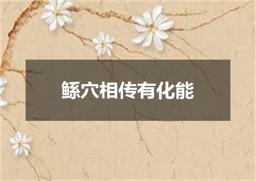 鲧穴相传有化能