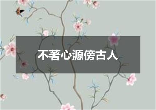 不著心源傍古人