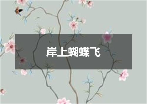 岸上蝴蝶飞