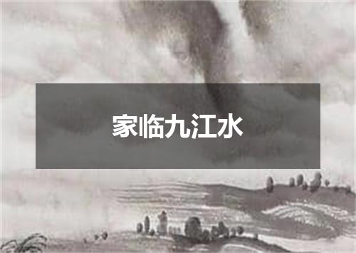 家临九江水