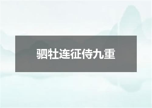 驷牡连征侍九重