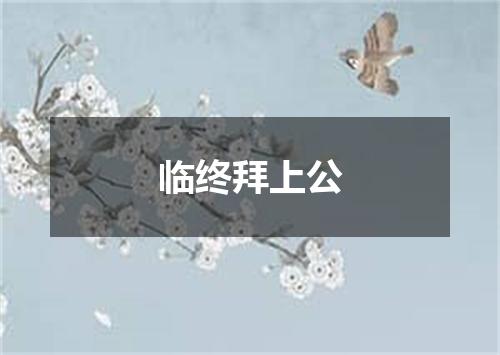 临终拜上公