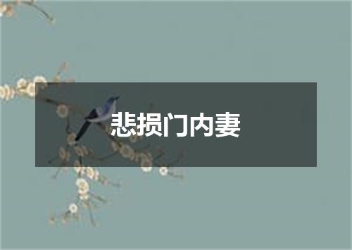 悲损门内妻