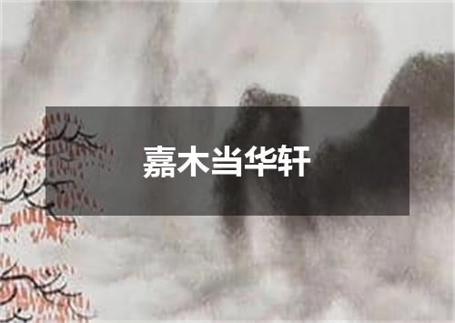 嘉木当华轩