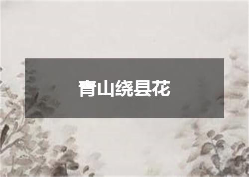 青山绕县花