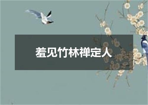 羞见竹林禅定人