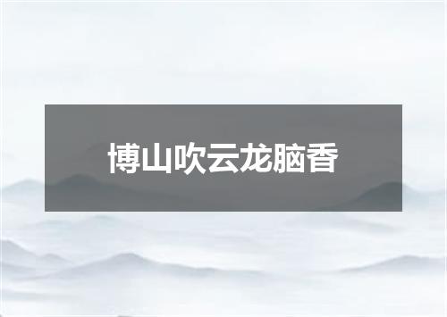博山吹云龙脑香
