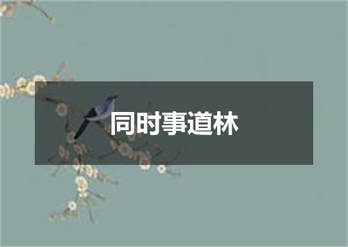 同时事道林