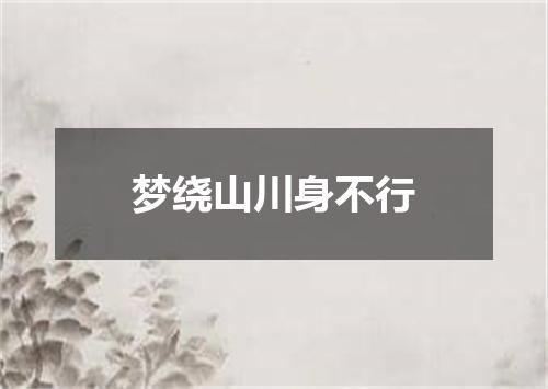 梦绕山川身不行