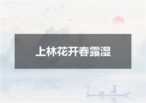 上林花开春露湿