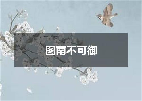 图南不可御