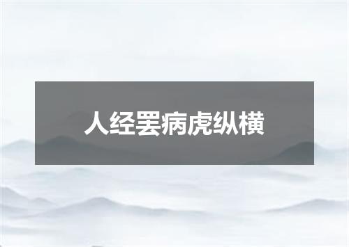 人经罢病虎纵横