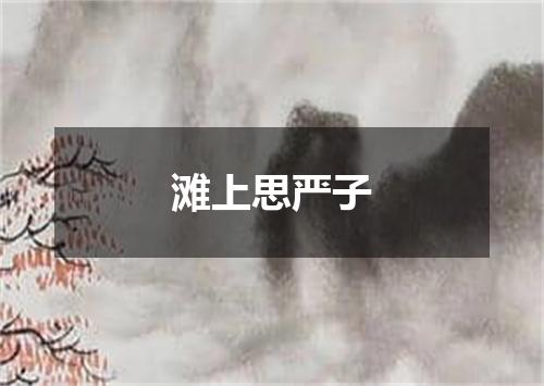 滩上思严子