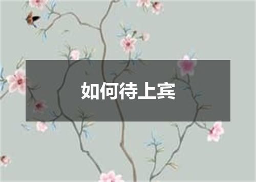 如何待上宾