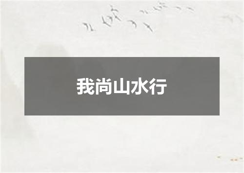 我尚山水行